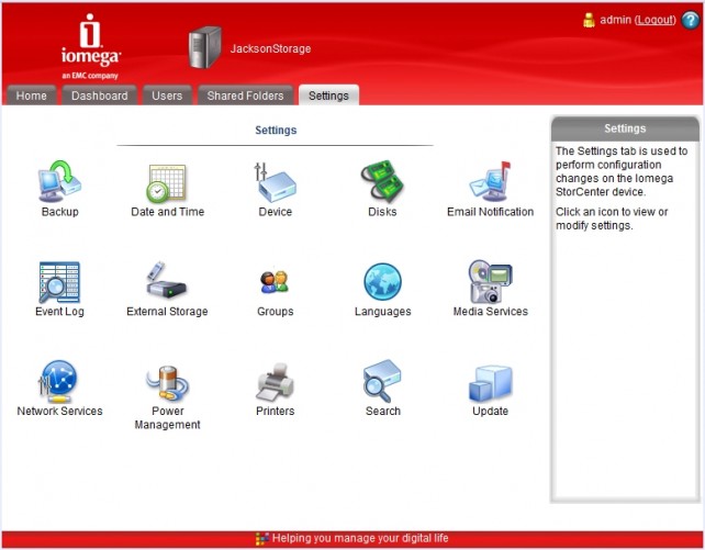 manually load iomega storcenter ix2 software