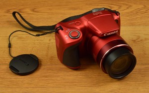 Canon PowerShot SX400 top